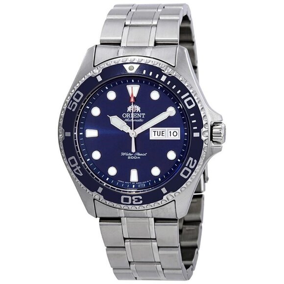 NWT Authentic Orient Ray II Automatic Blue Dial Men's Watch - Picture 1 of 3